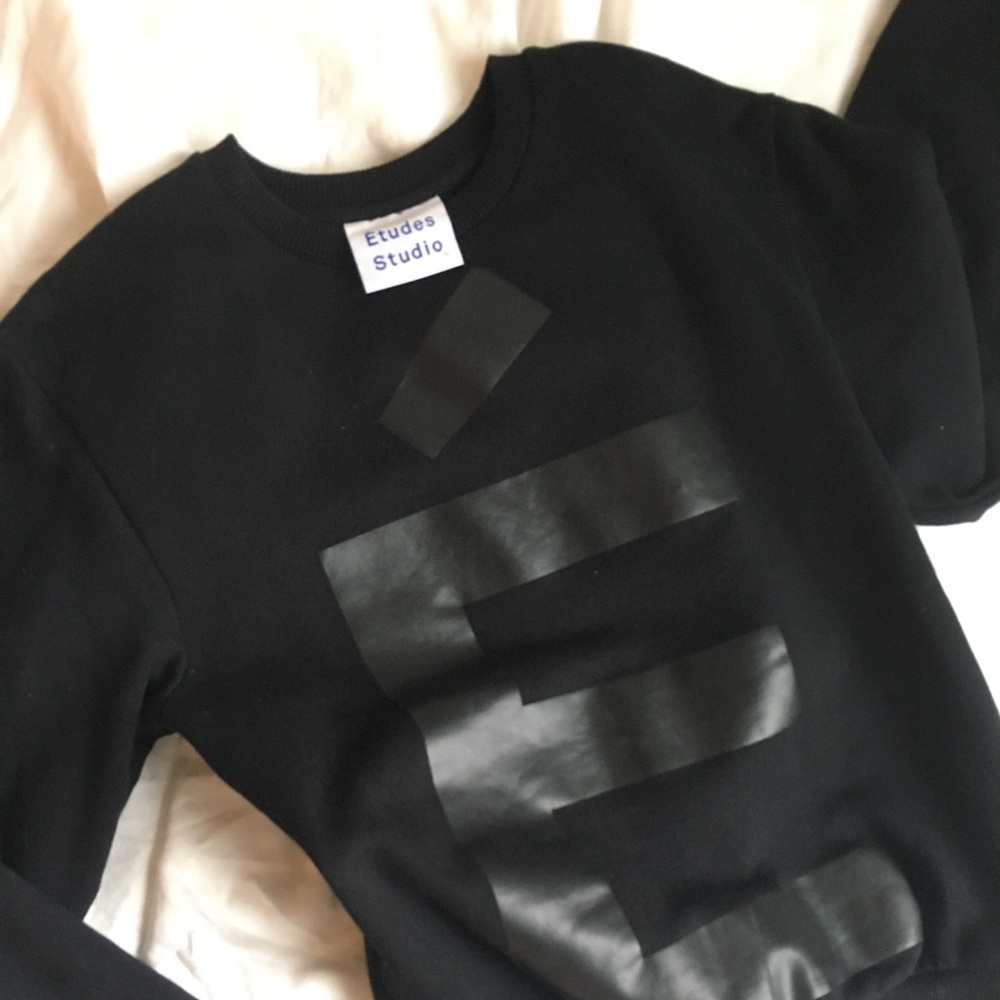 Études Studio Black Crew Sweatshirt